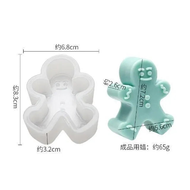 Cooler Trend™  ADD-ON Christmas Series Silicone Candle Mold 15% OFF TOTAL (OPTIONAL)