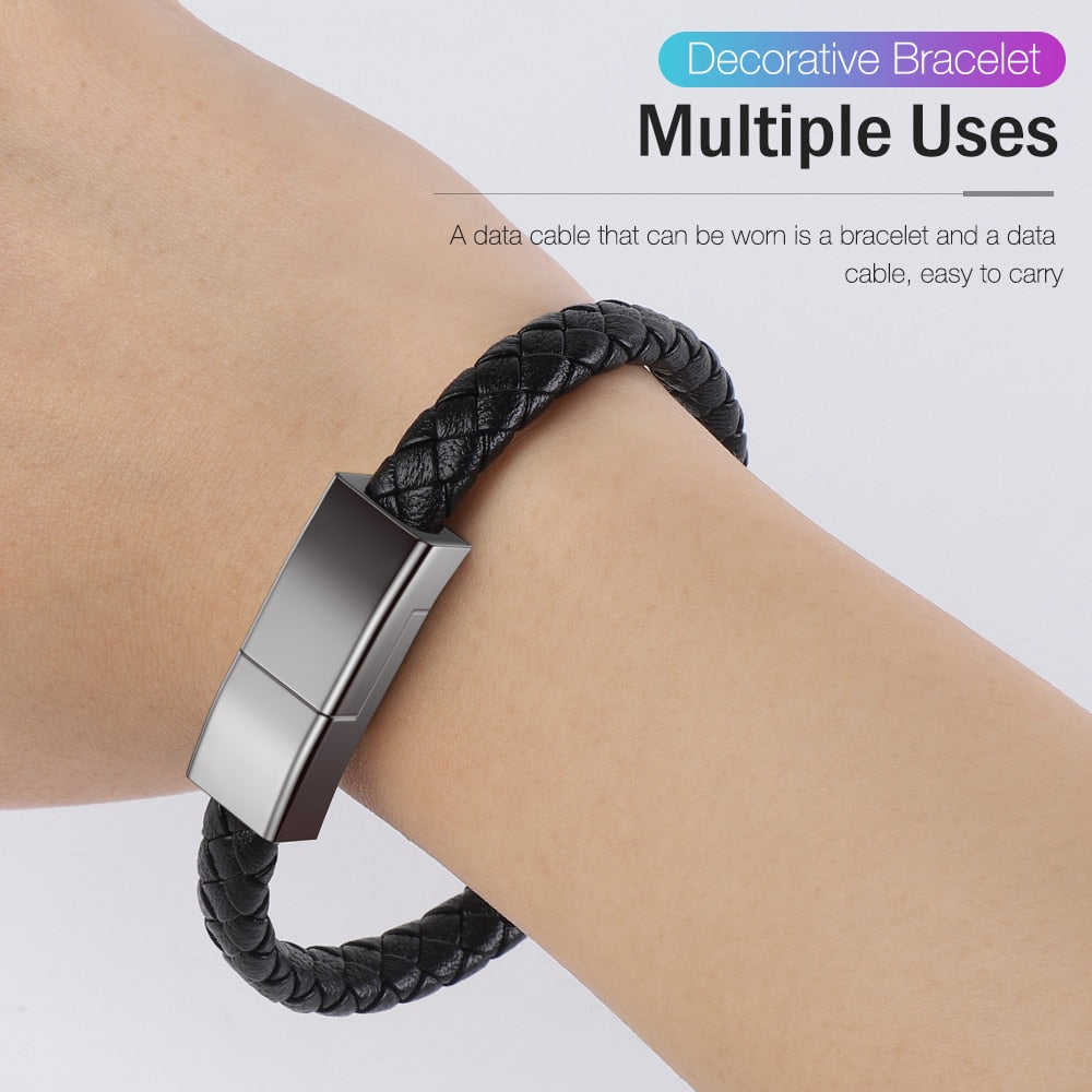 Cooler Trend™ USB Charging Cable Bracelet