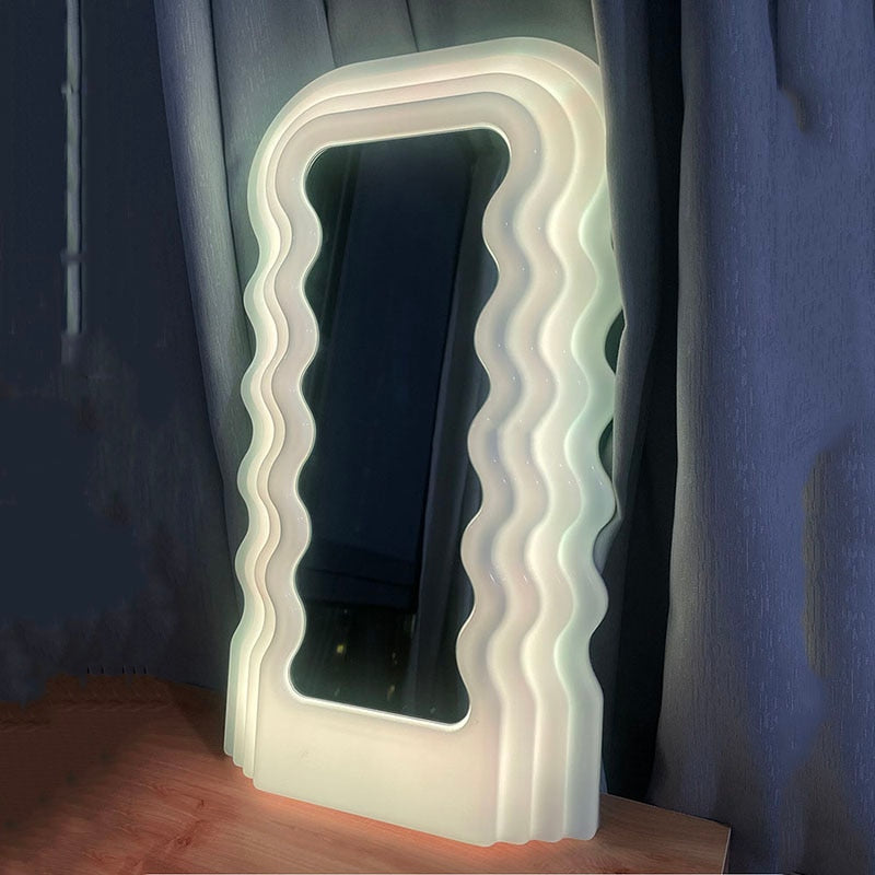 Cooler Trend™ Wavy LED Light Mirror