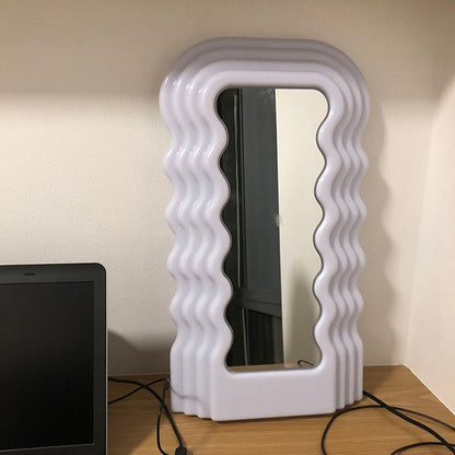 Cooler Trend™ Wavy LED Light Mirror