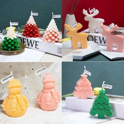 Cooler Trend™  ADD-ON Christmas Series Silicone Candle Mold 15% OFF TOTAL (OPTIONAL)