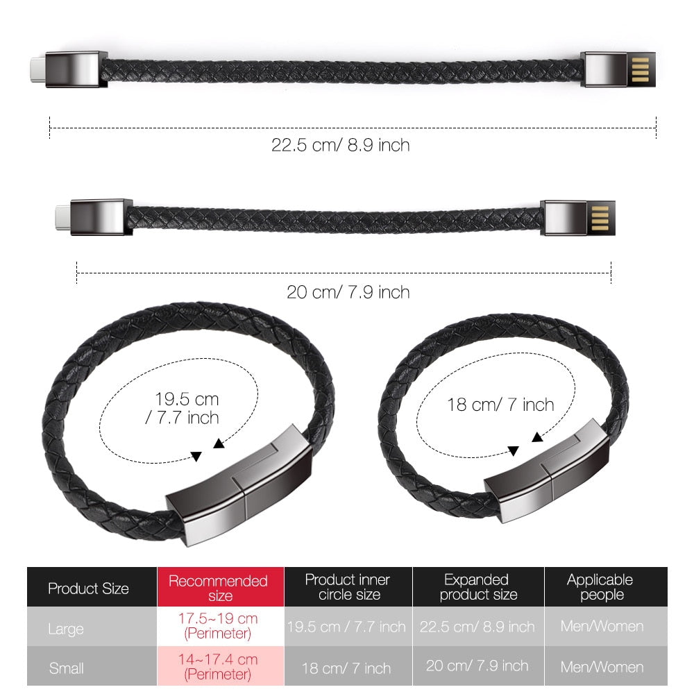 Cooler Trend™ USB Charging Cable Bracelet